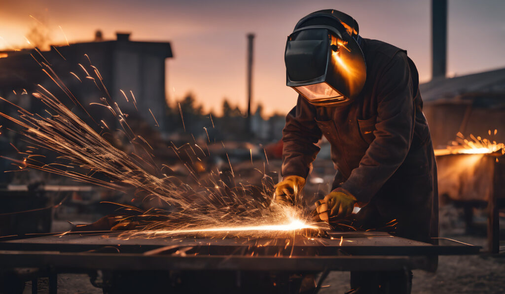 Trilhos de trem sucata para construções industriais